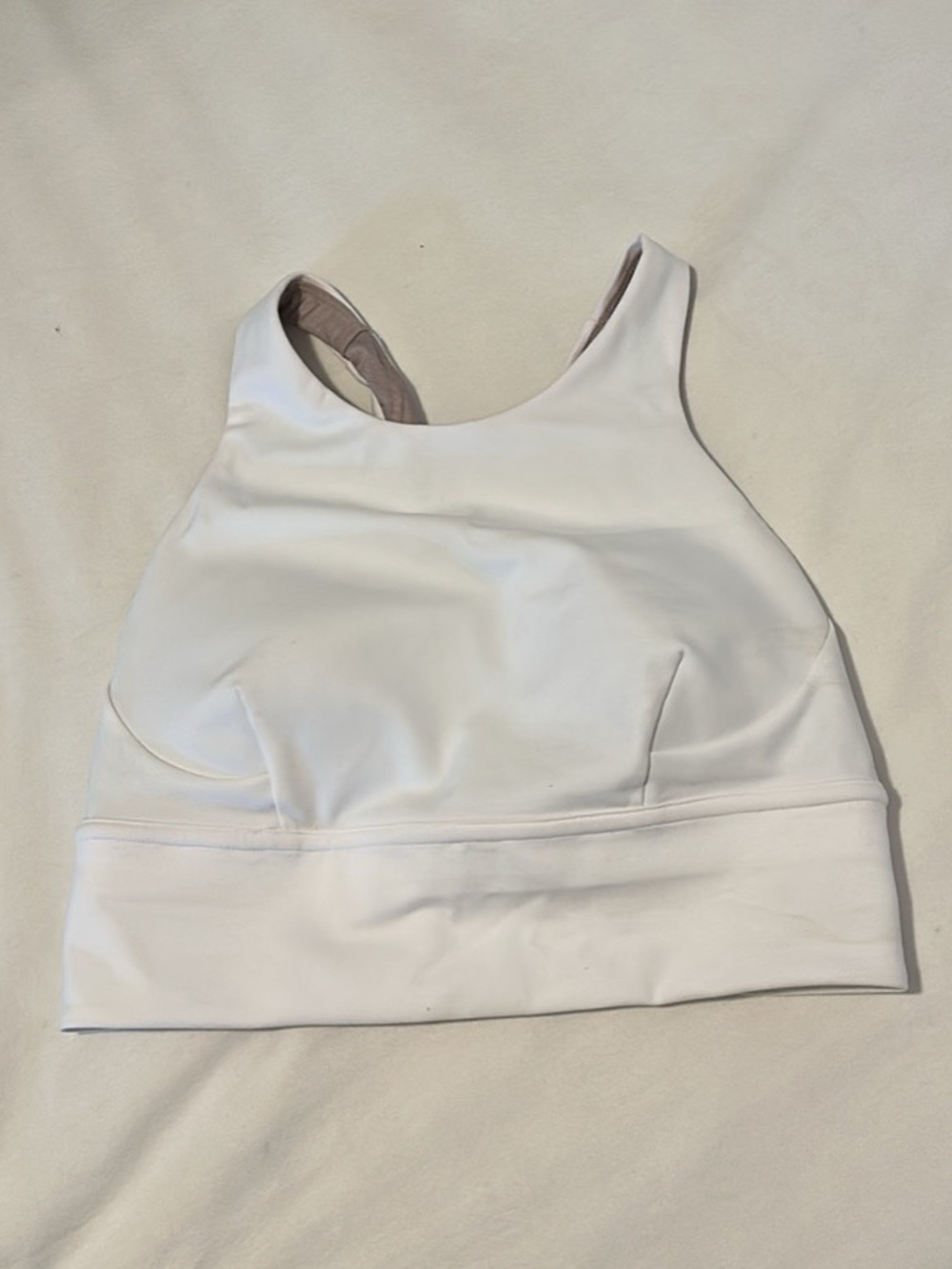 lululemon athletica White High-Neck Sports Bralette